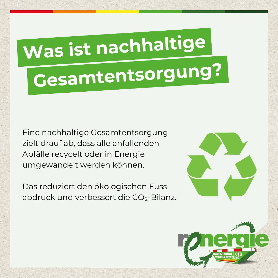 Nachhaltige Gesamtentsorgung