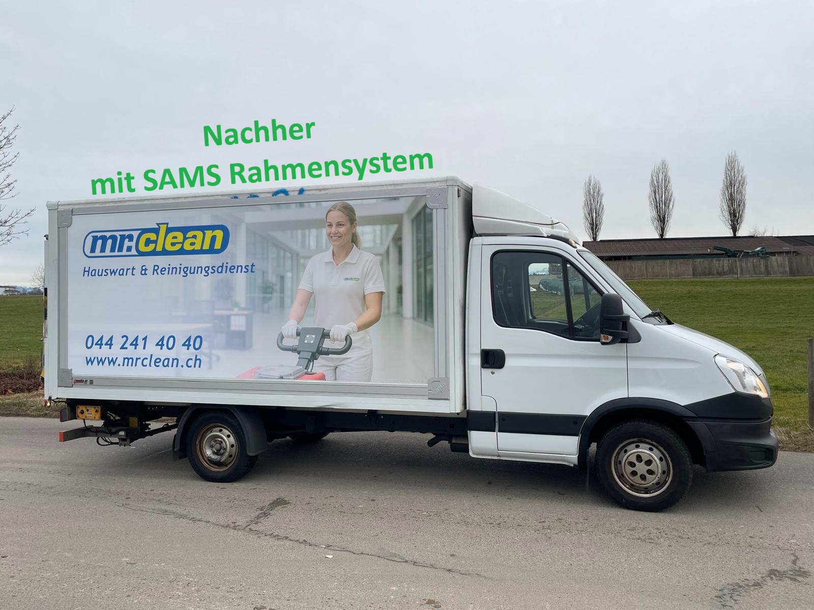   Wir sind offizieller Schweizer Vertriebs- und Montagepartner von SAMS®-Rahmensystemen von 4media